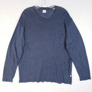 NN07 No Nationality 100% Linen Long Sleeve Shirt Casual size XL Relaxed Stretch